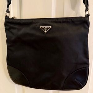 Black Nylon Prada Crossbody Bag